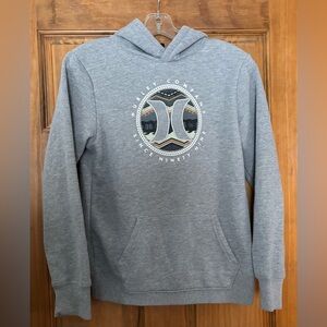 Hurley Gray Logo Kids Hoodie
